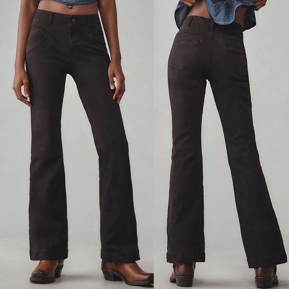 Anthropologie Pants - NWT Anthropologie Pilcro The Bering Demi Bootcut Pants Black